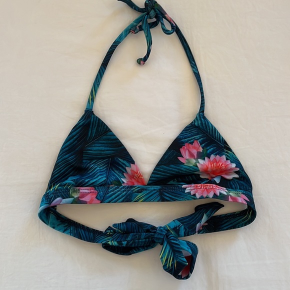 Reef Hawaiian Palm Print Bikini, Size 7 - Picture 4 of 6